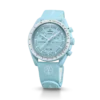 MoonSwatch Açık Mavi/Beyaz Kauçuk MoonSwatch Açık Mavi/Beyaz Kauçuk